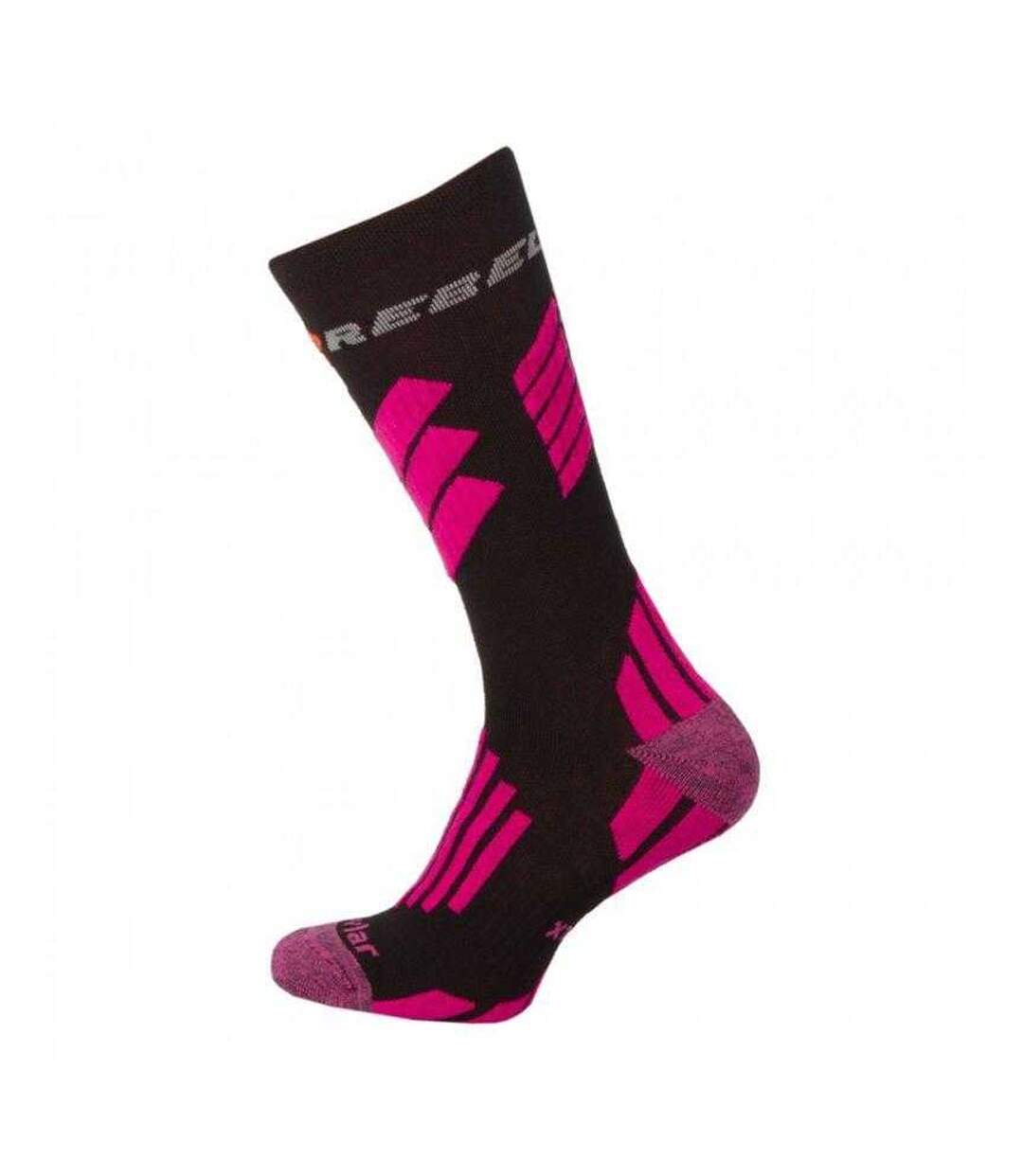 Chaussettes In-line Adulte Noir Rouge Rose Sportrebel-3