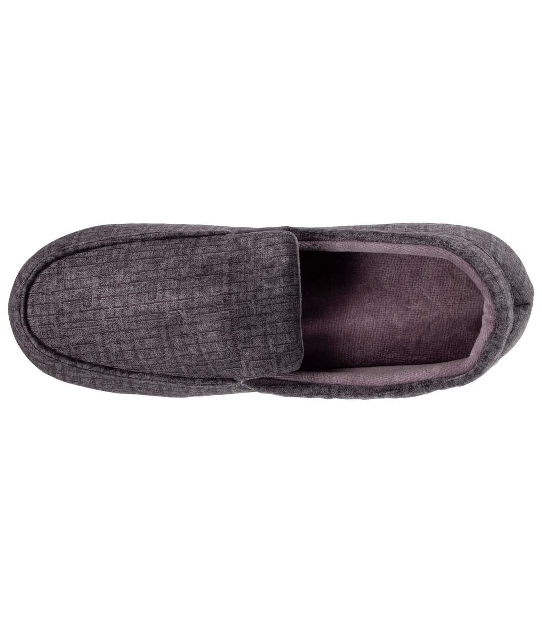 Isotoner Chaussons Mocassins homme ultra confortables et légers, en coton biologique et semelle en cuir-3