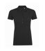SOLS Womens/Ladies Phoenix Short Sleeve Pique Polo Shirt (Black)