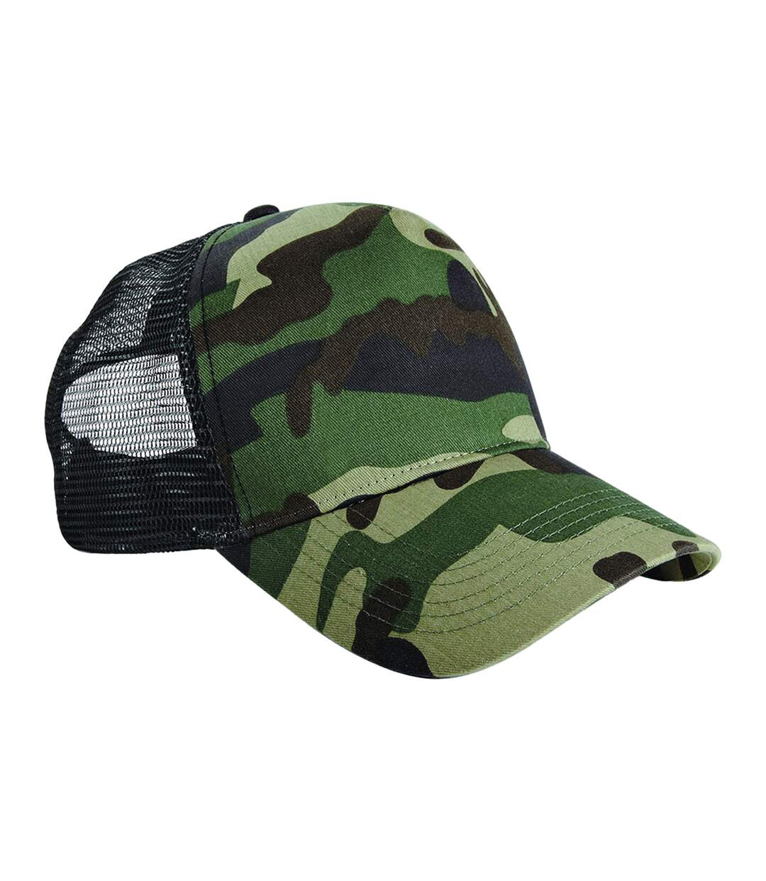 Casquette Trucker Motif/style Camouflage Jungle Beechfield-1