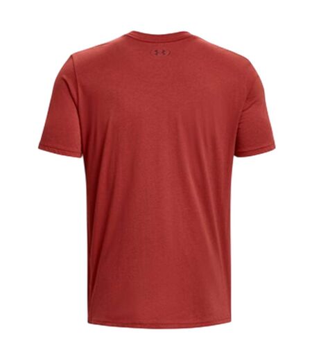 Mens Project Rock Graphic Print T-shirt Red Under Armour