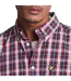 Chemise Style À Carreaux Homme Bleu Marine Lyle & Scott-4