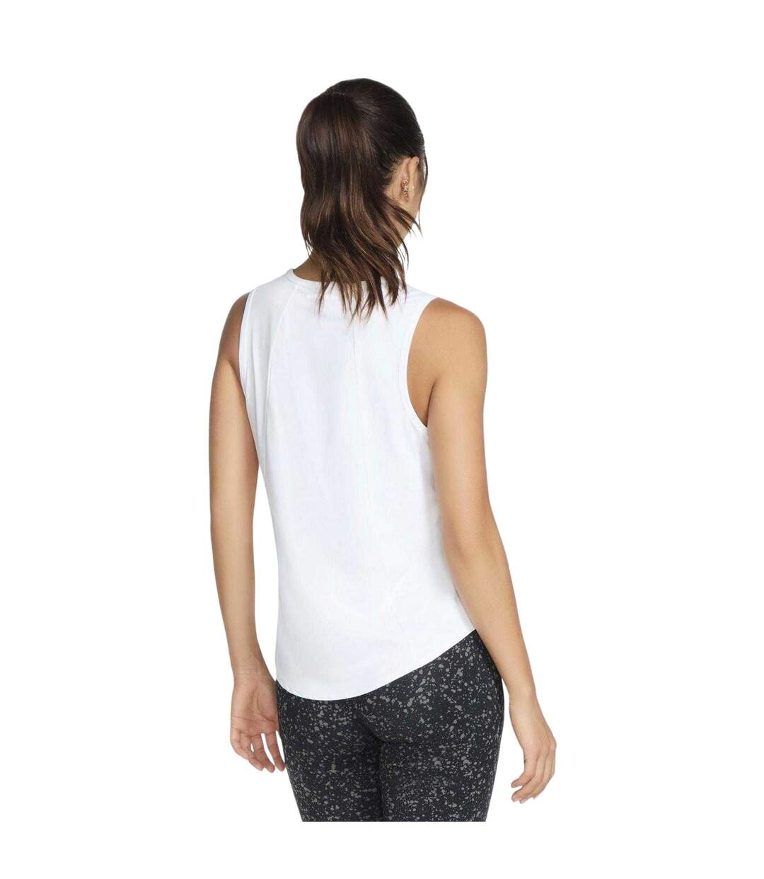 Womens/ladies Stride Performance Performance Tank Top White Skechers-2