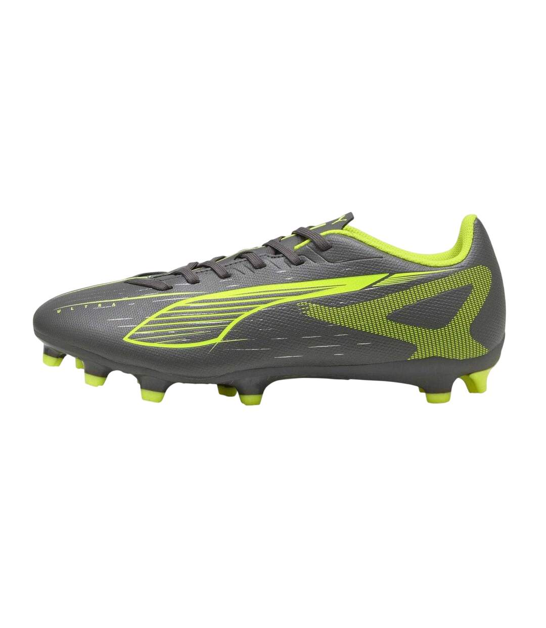Womens/ladies Ultra 5 Play Firm Ground Football Boots Matt Silver Puma-2