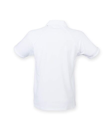 Polo sport à manches courtes homme blanc/blanc Finden & Hales