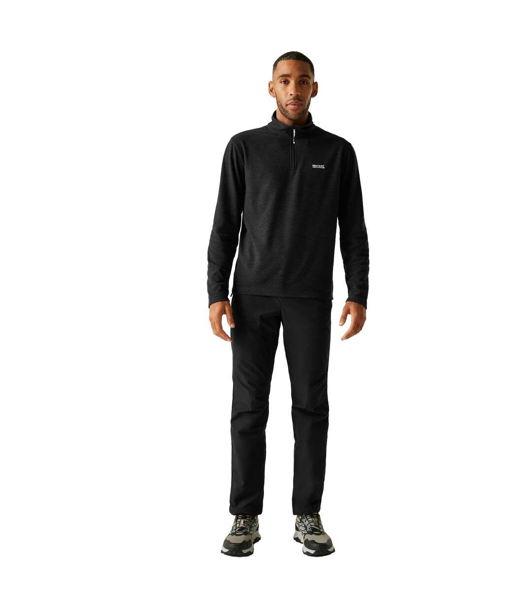 Pantalon De Randonnée Uni D'hiver Highton Homme Noir Regatta-1