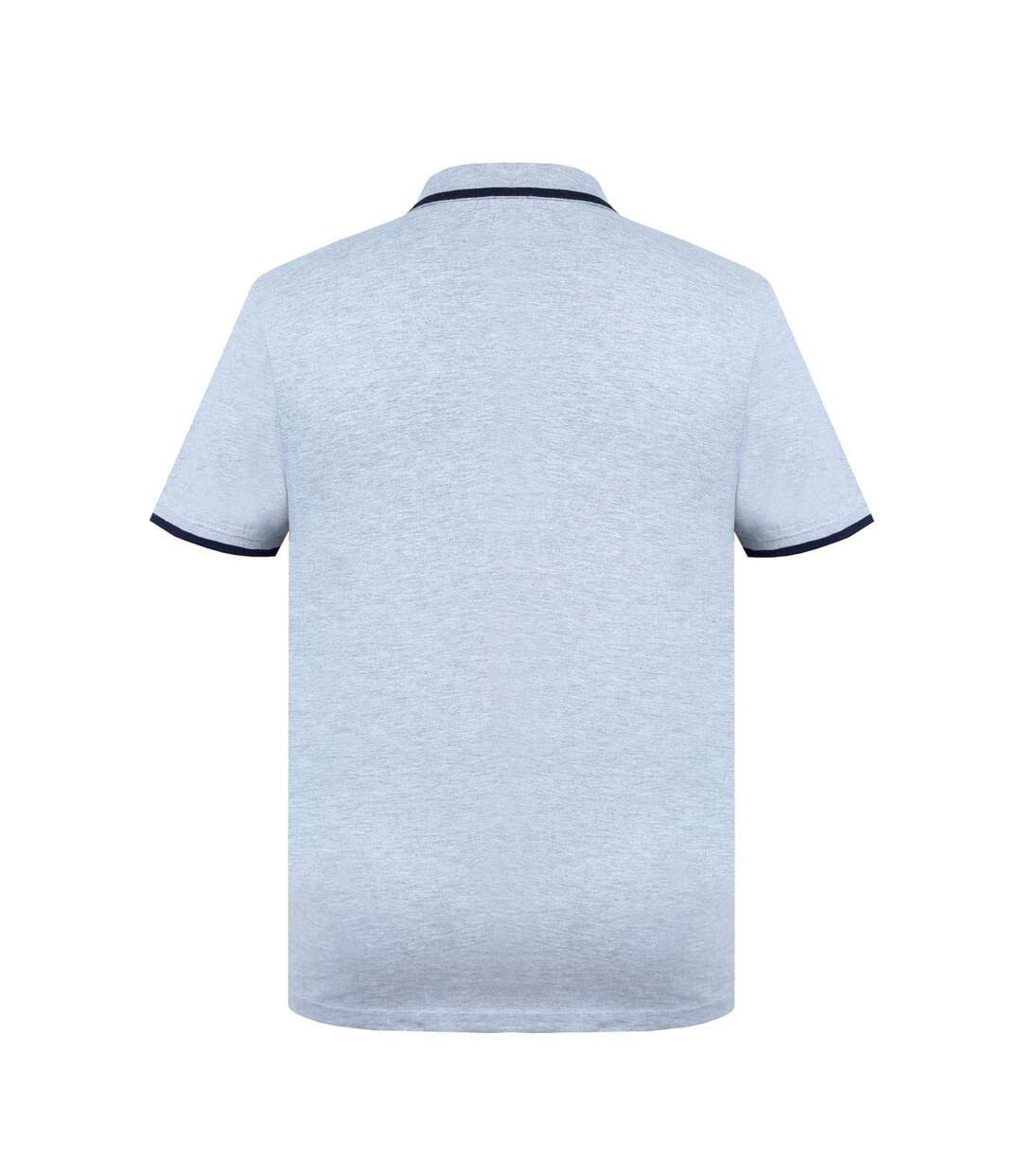 Polo Motif/style Signature Homme Gris Chiné SoulCal-2