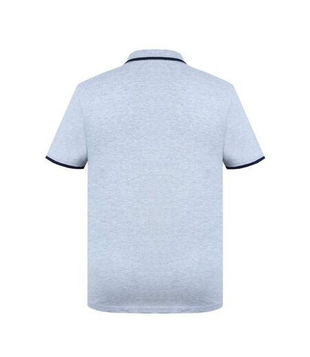 Polo Motif/style Signature Homme Gris Chiné SoulCal