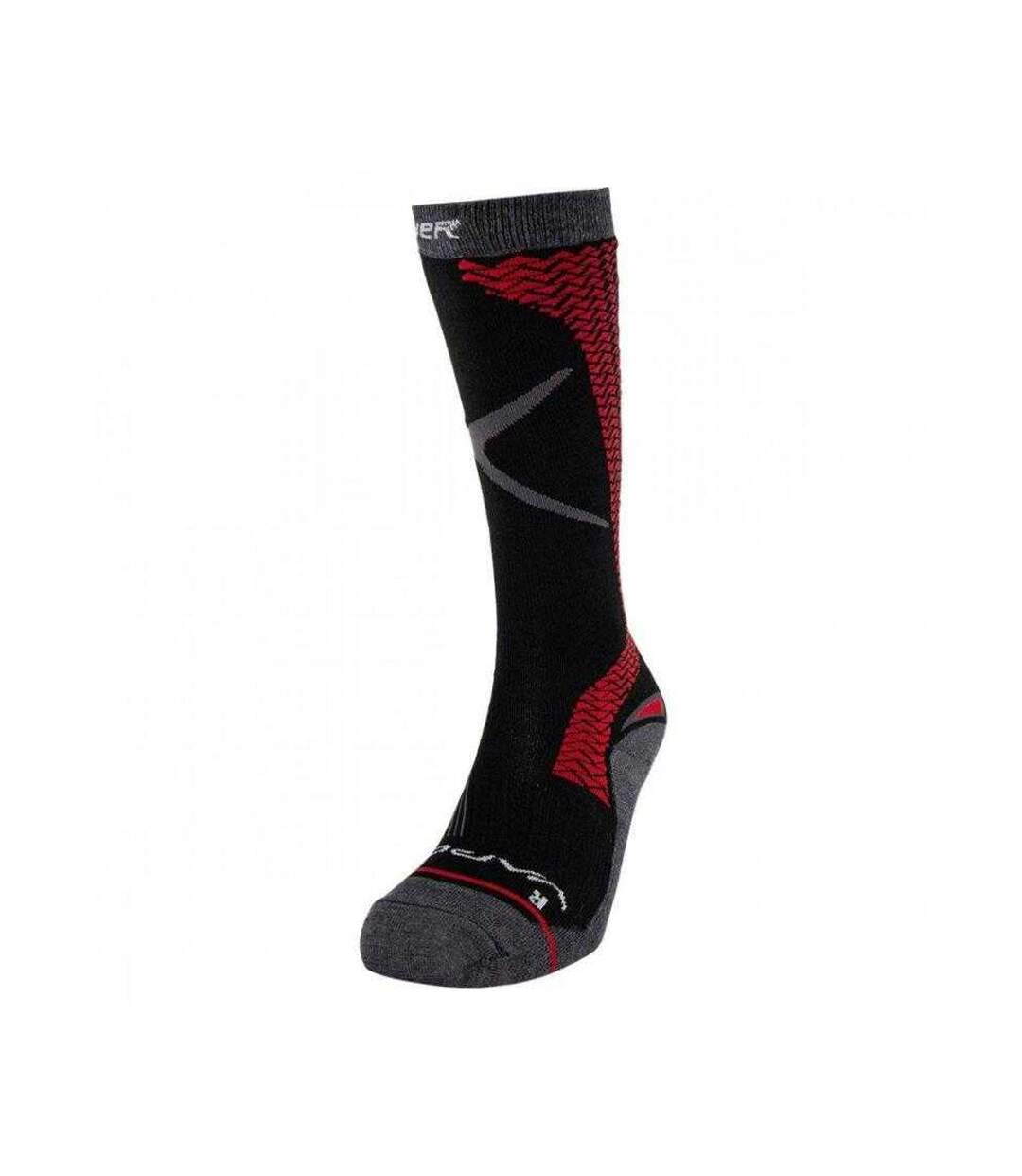 Chaussettes De Hockey Pro Vapor Adulte Noir Rouge Bauer-3