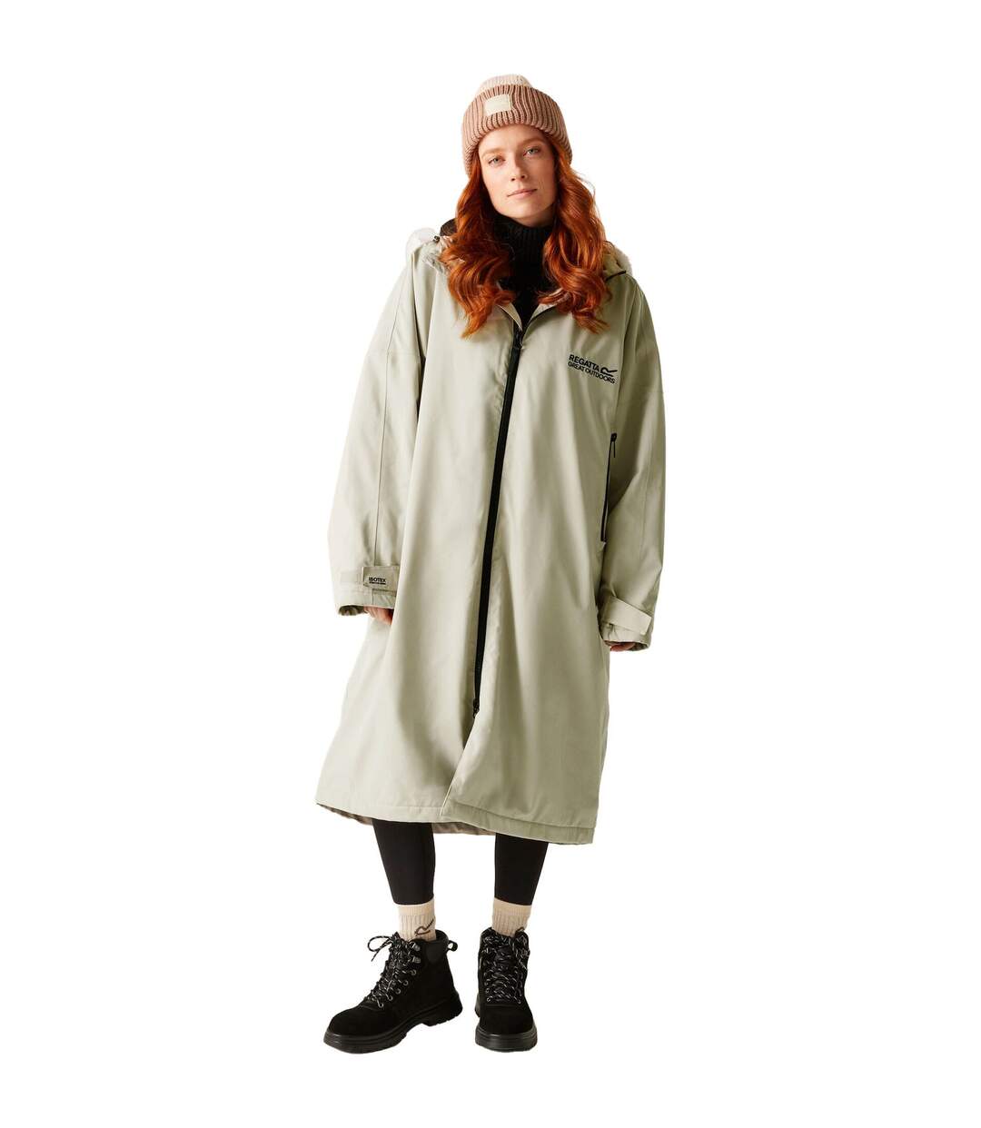 Peignoir À Langer Imperméable Adulte Blanc Lunaire Regatta-1