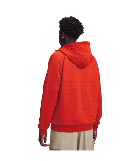 Mens Unstoppable Quilted Full Zip Hooded Jacket Orange Under Armour