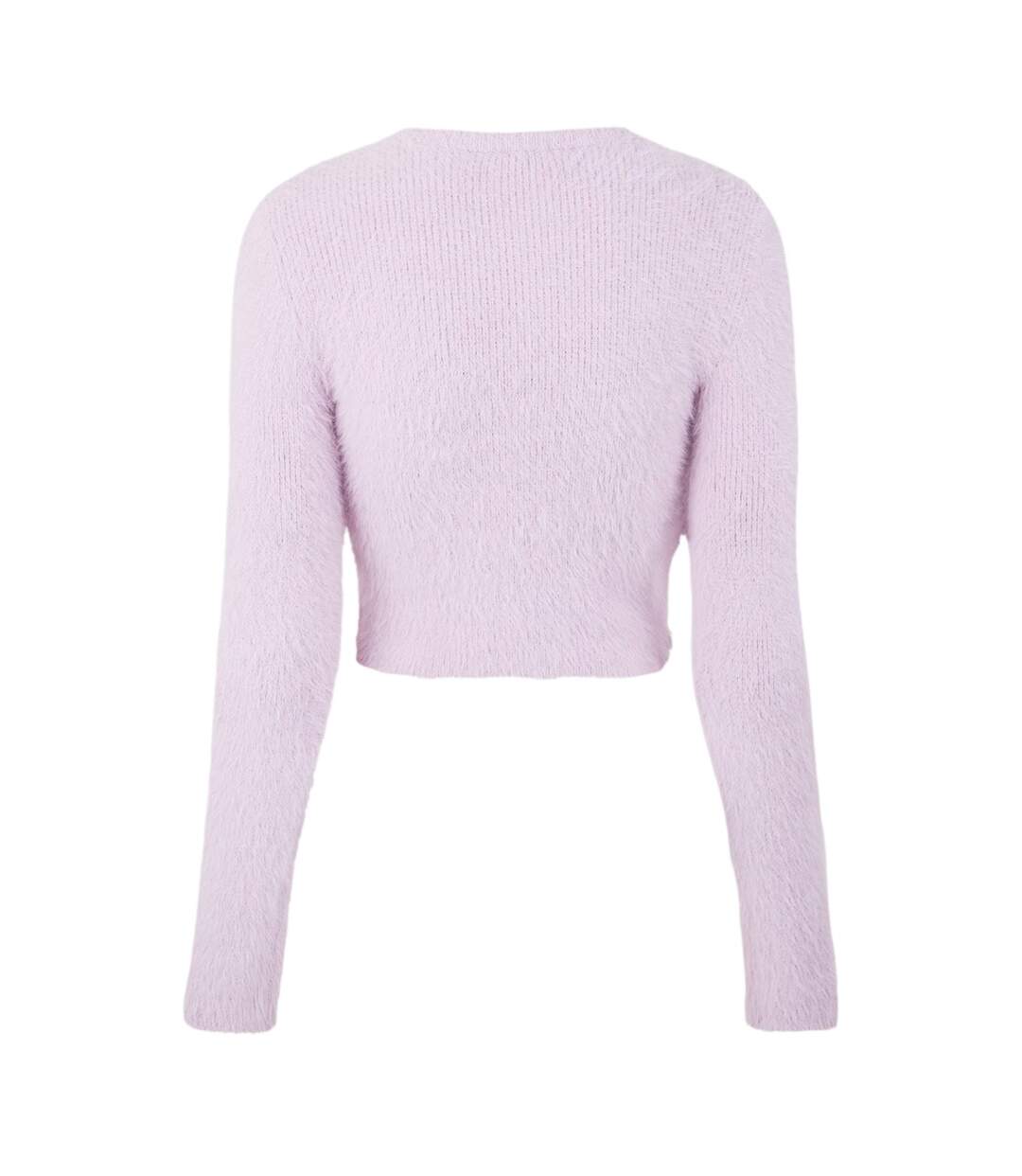 Pull Femme Violet Pastel Hugo-2