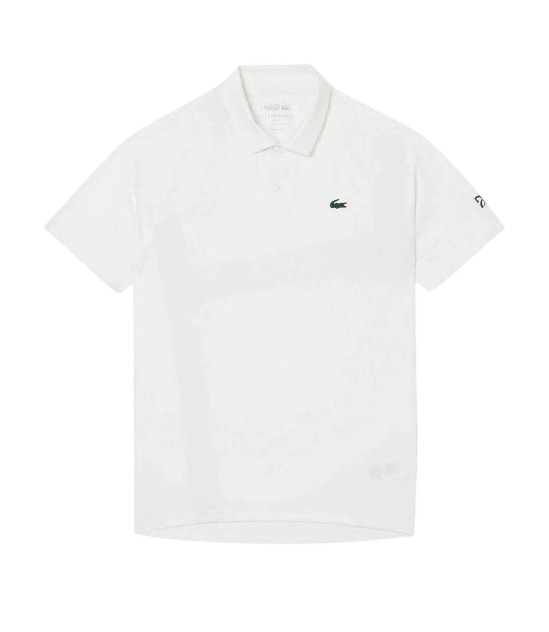 Polo Novak Djokovic On Court Homme Blanc Lacoste-2
