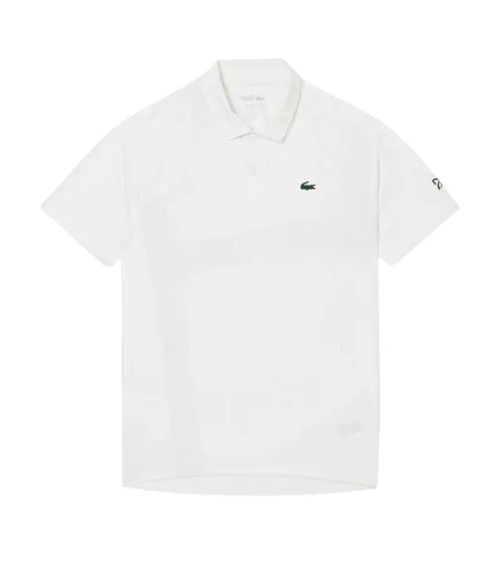 Polo Novak Djokovic On Court Homme Blanc Lacoste
