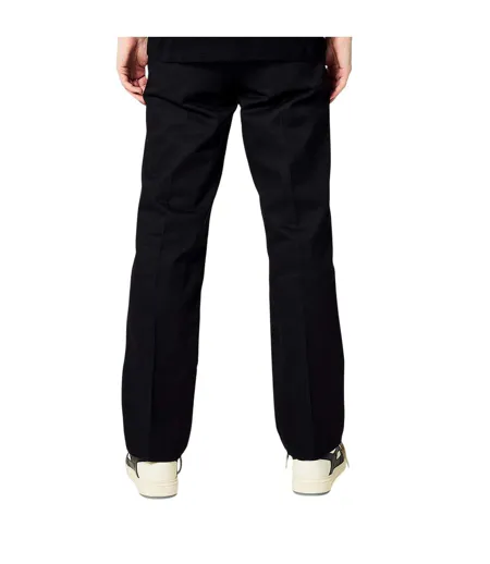 Mens Cotton Blend Slim Trousers Black Dickies