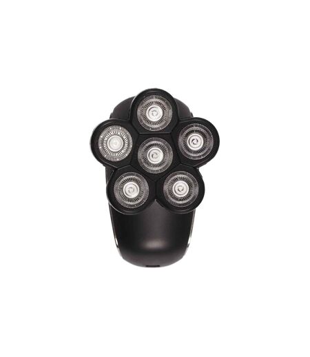 Rasoir avec 6 Têtes Flottantes USB 10cm Noir