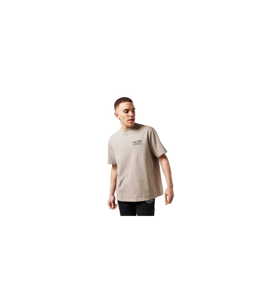 T-shirt Motif/style Contour Homme Roche Lunaire Jack Wills-1