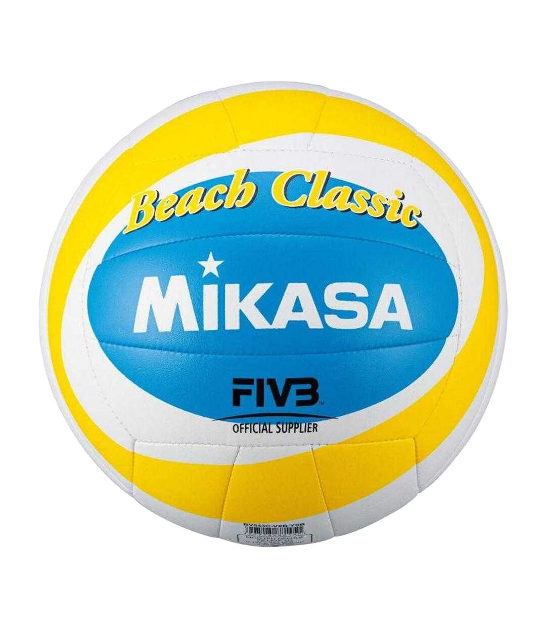 Ballon De Volley-ball Beach Classic Taille 5 Jaune Mikasa-1