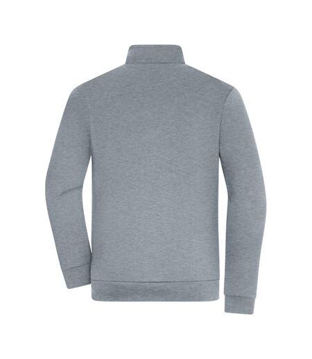 Veste Sporty Homme Gris Clair Chiné James And Nicholson