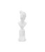 Statuette Buste Femme Déco Terrence 35cm Blanc-1