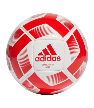 Ballon De Foot Starlancer Taille 1 Blanc Rouge Adidas