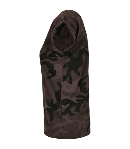 T-shirt Motif/style Camouflage Femme Camouflage Foncé Build Your Brand