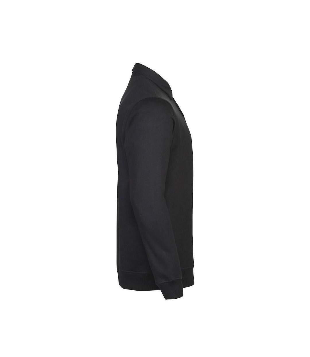 Unisex Adult Homerun Long-sleeved Polo Shirt Black Printer-4
