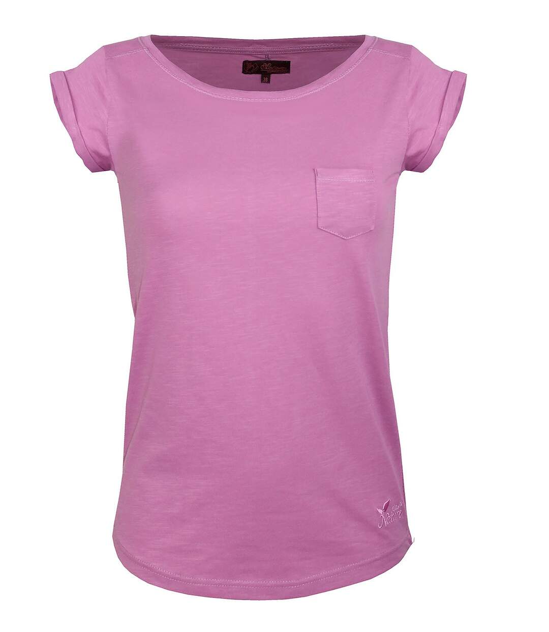 Tee - shirt col bateau 1 poche DOMY4 - MD