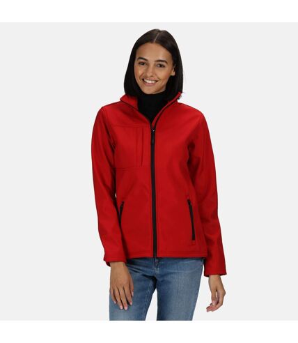 Regatta Professional Womens/Ladies Octagon II Waterproof Softshell Jacket (Classic Red/Black) - UTRG2163