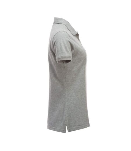 Clique Womens/Ladies Manhattan Melange Polo Shirt (Gray)