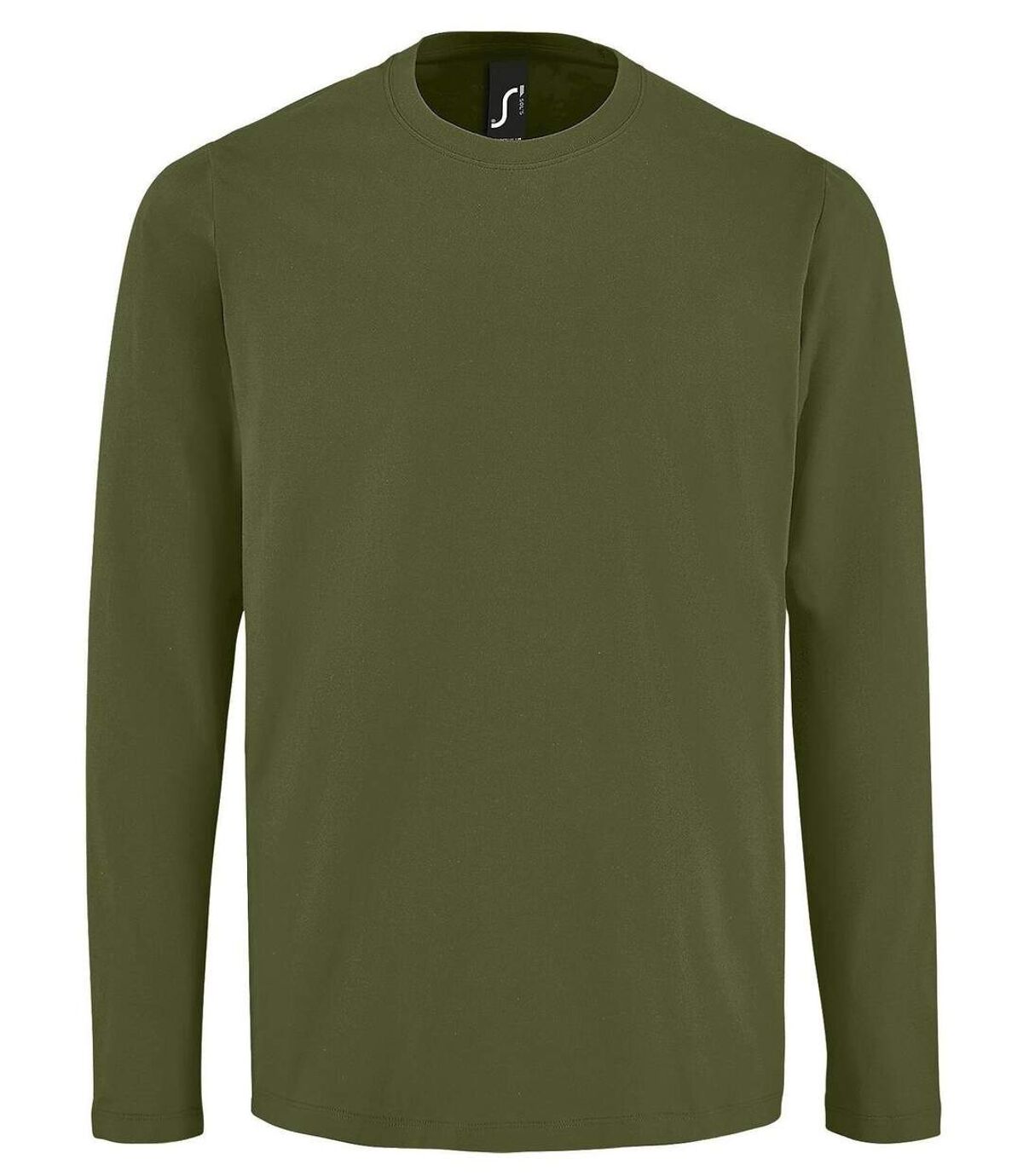 T-shirt manches longues pour homme - 02074 - vert kaki