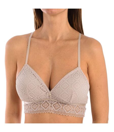 KIM women's non-wired lace bralette bra.