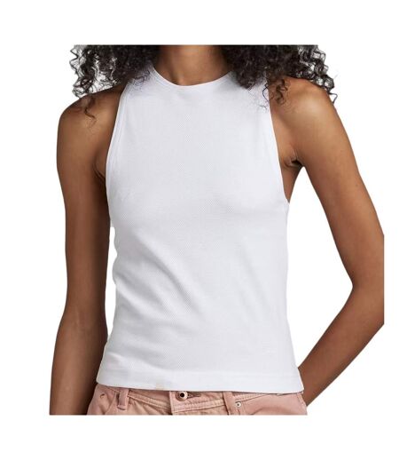 Débardeur blanc femme g star raw racer slim
