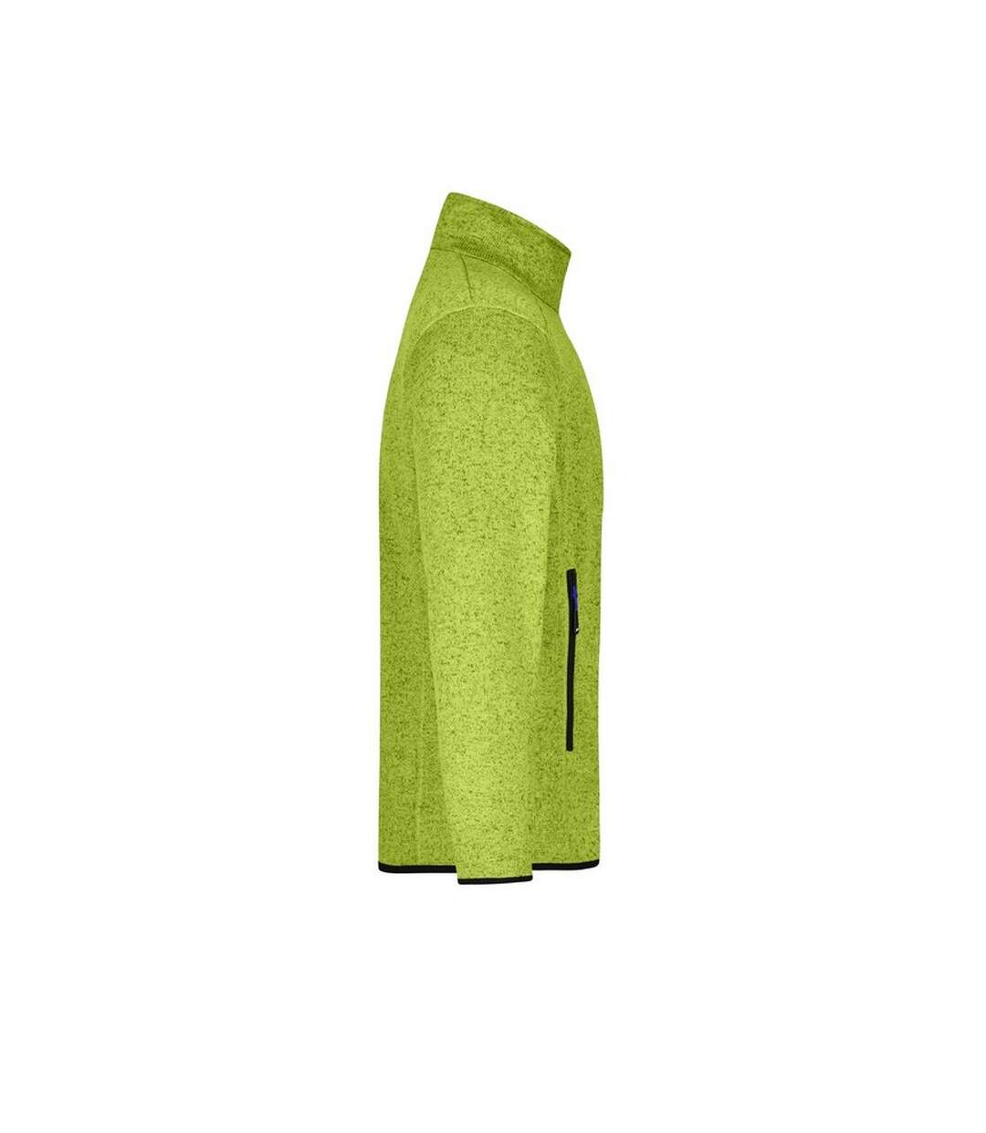 Veste Polaire Homme Bleu Roi Jaune Vif Chiné James And Nicholson-3