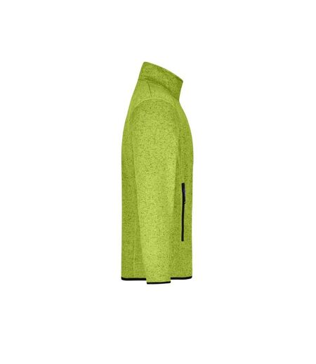 Veste Polaire Homme Bleu Roi Jaune Vif Chiné James And Nicholson