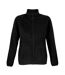 SOLS Womens/Ladies Factor Microfleece Recycled Fleece Jacket (Black)