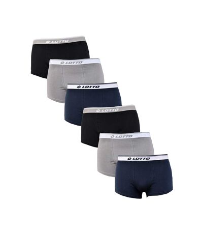 Boxer LOTTO pour Homme 100% COTON - Pack de 6