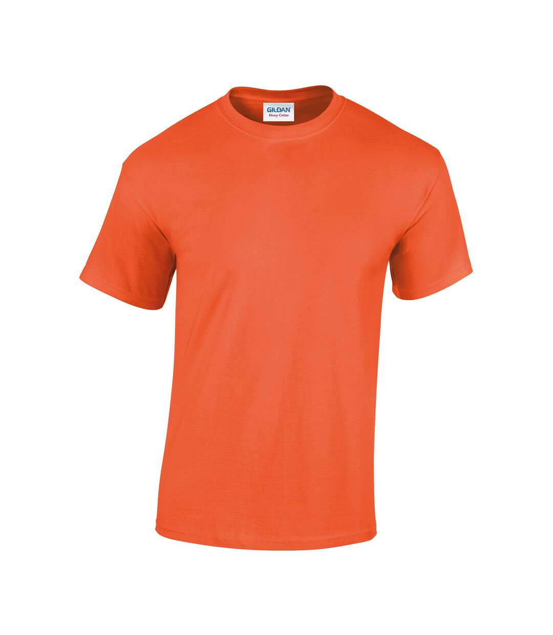 T-shirt Motif/style Chiné Adulte Orange Chiné Gildan-1