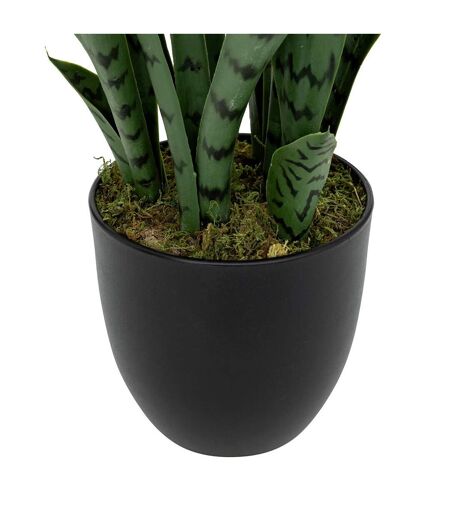 Plante Artificielle Sansevieria Toby 90cm Vert