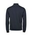 Tee Jays Mens Ribber Interlock Half Zip Sweatshirt (Navy) - UTPC6451
