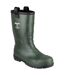Footsure 97 PVC Rigger Safety Wellingtons / Mens Boots (Green) - UTFS2234