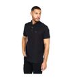 Crosshatch Mens Velmax Polo Shirt (Black)
