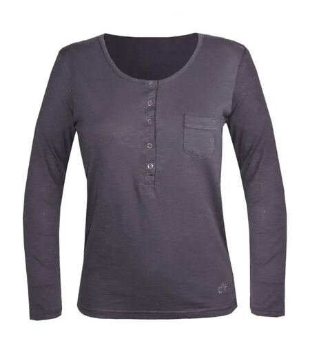 Tee-shirt MAYFLOWER CLOE3G manches longues : le confort urbain en gris ardoise