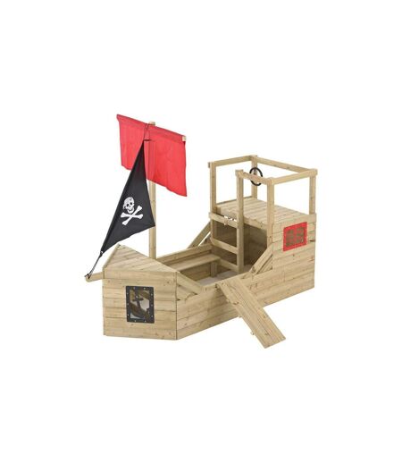 Cabane bateau pirate Galleon en bois