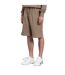 Unisex Adult Embroidered Sweat Shorts Brown Off-White-4
