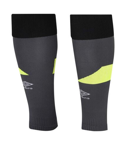 Umbro - Chaussettes sans pied - Homme (Noir / Jaune fluo) - UTUO2181