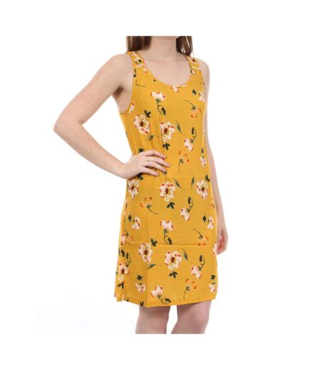 Robe Jaune à fleurs Femme Banana Moon Baylake - S