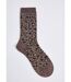 Chaussettes pailletées motif léopard-2