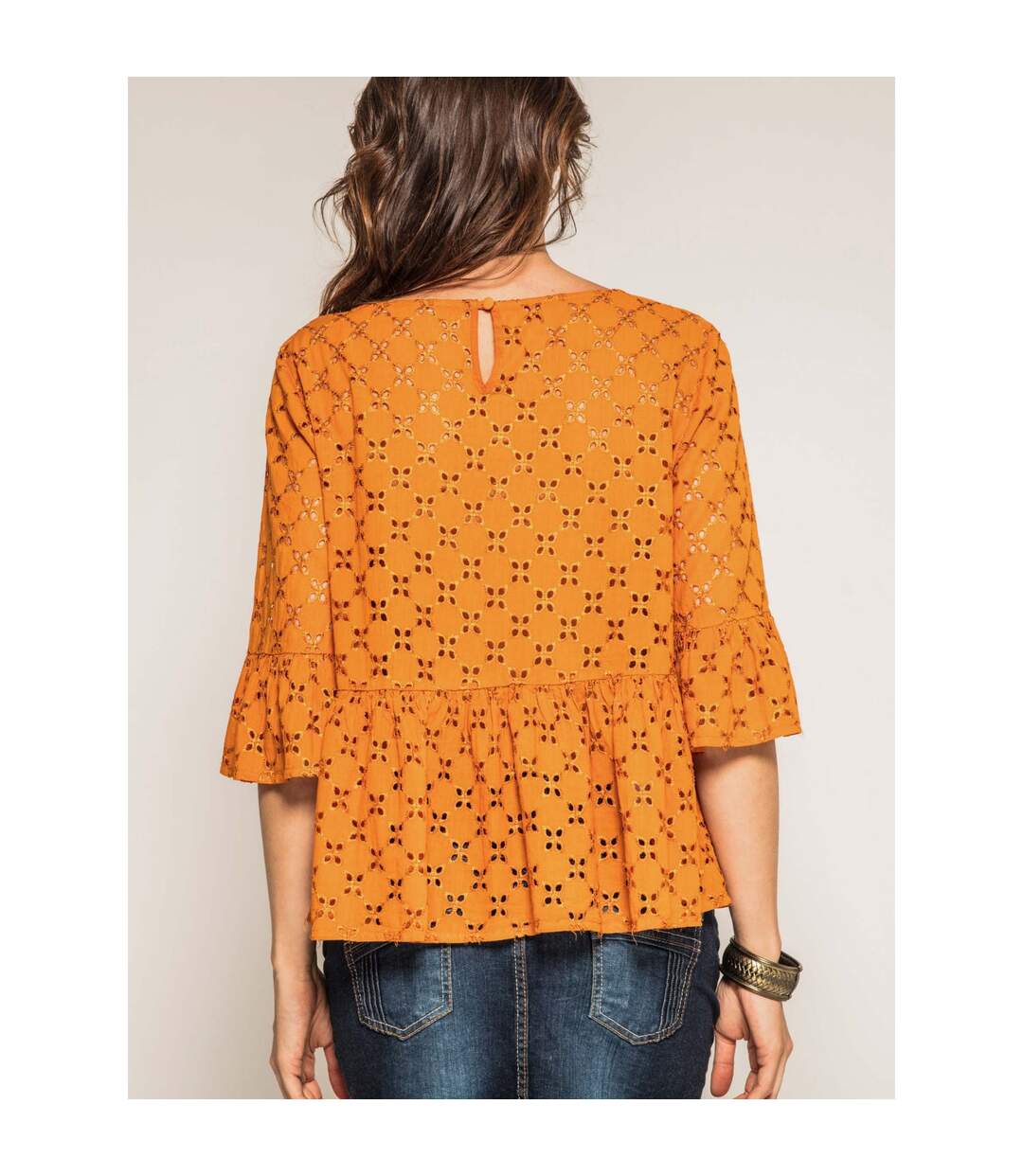Blouse broderies anglaises ONIADE - Dona X Lisa-3