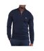 Pull 1/4 zip marine homme lacoste regular-1